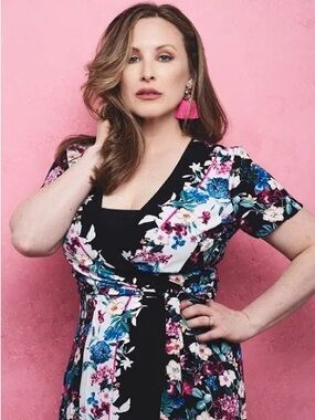 Guess Floral Midi Wrap Dress in Black, White, Pink & Blue